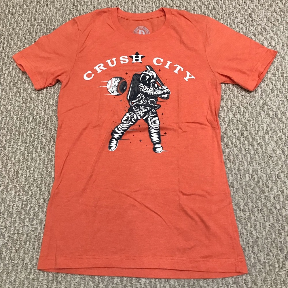 Women Crewneck Orange Tee (Crush City)